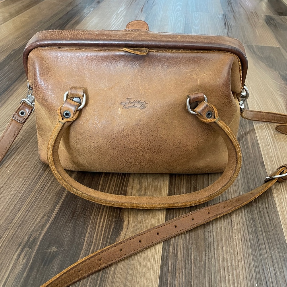 Tobacco Leather Everyday Carry Purse